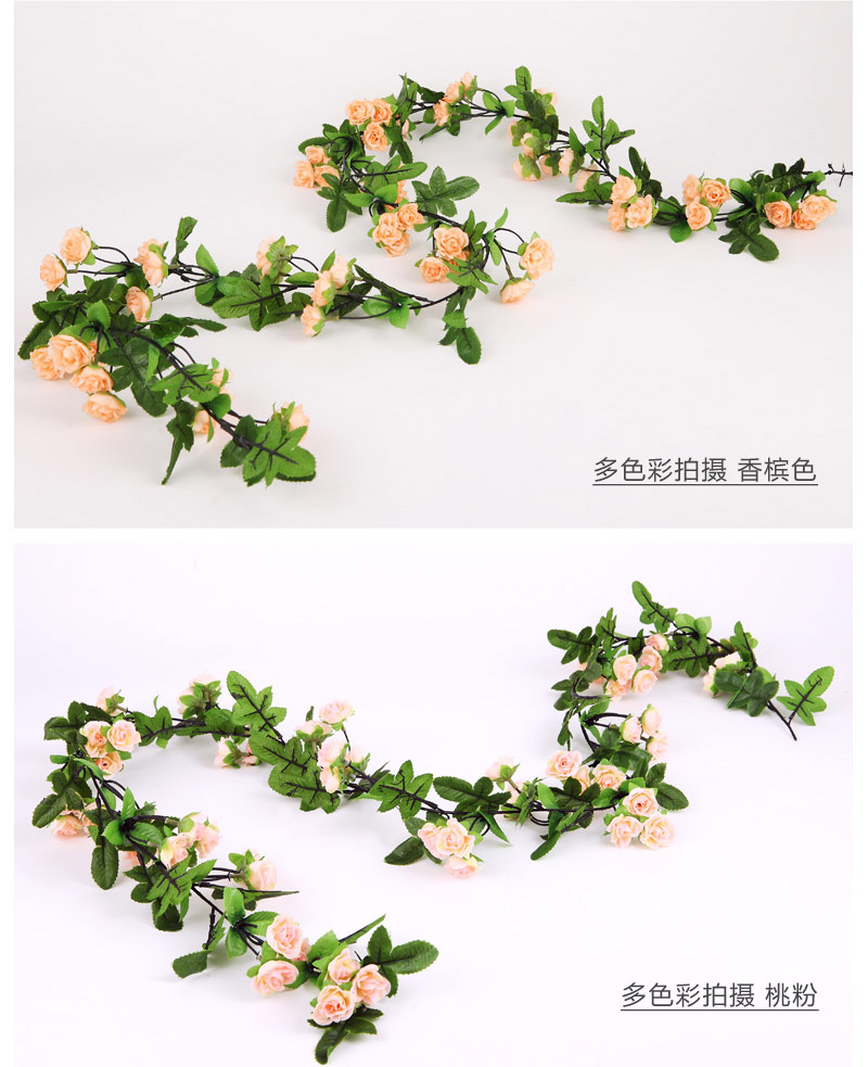 72 flower cane rose high simulation spring rose Tojo Tokinuka post terrace decorative plastic flowers flowers flowers NF0654 pipeline2