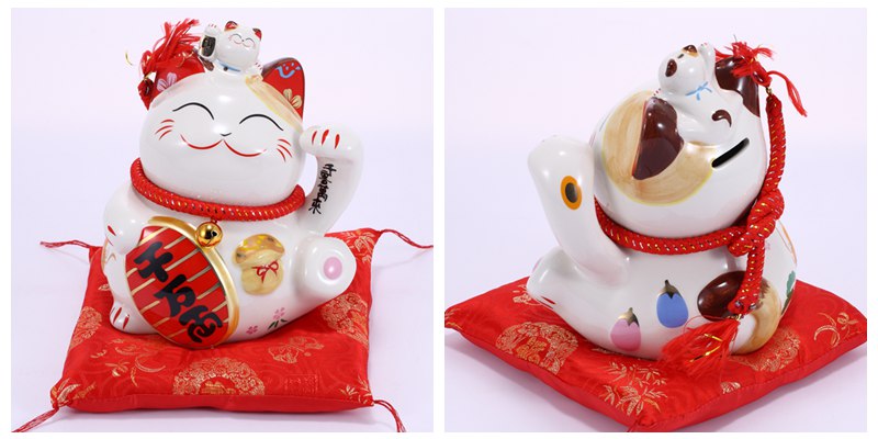 Home Furnishing Lucky Cat fashion ornaments animal modeling creative decoration FY358262