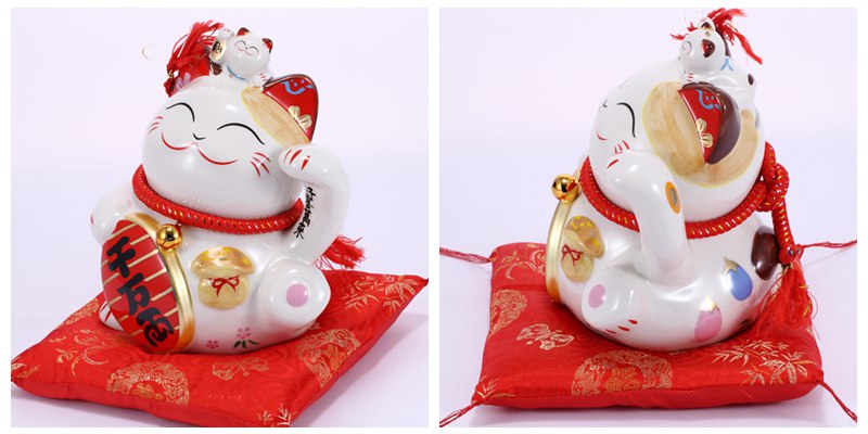 Home Furnishing Lucky Cat fashion ornaments animal modeling creative decoration FY358263