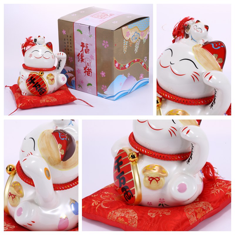 Home Furnishing Lucky Cat fashion ornaments animal modeling creative decoration FY358264