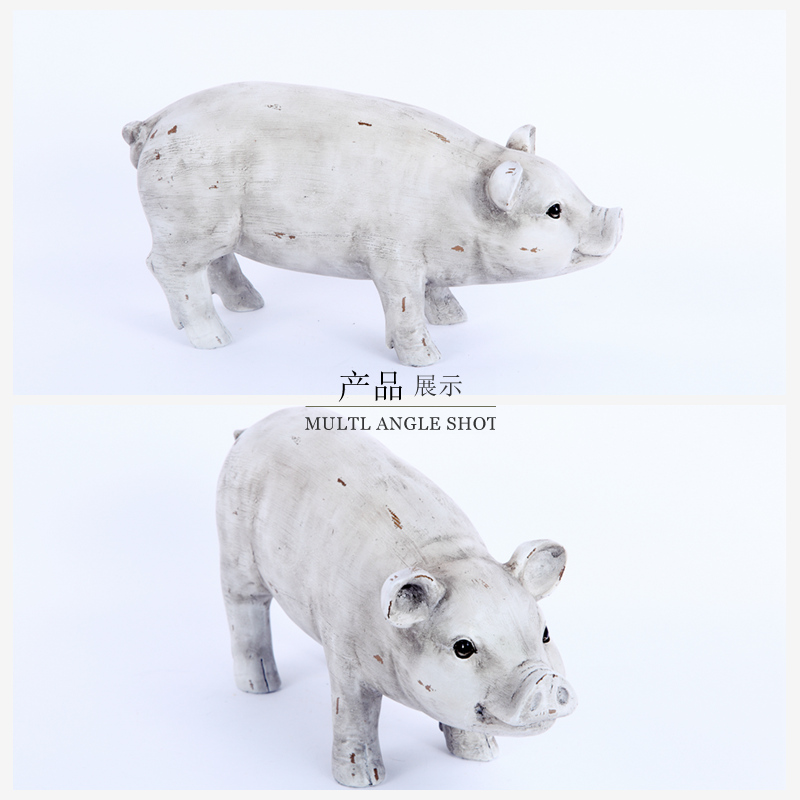 High-end holiday gift pig doll decoration resin craft ornaments car decoration 28141072