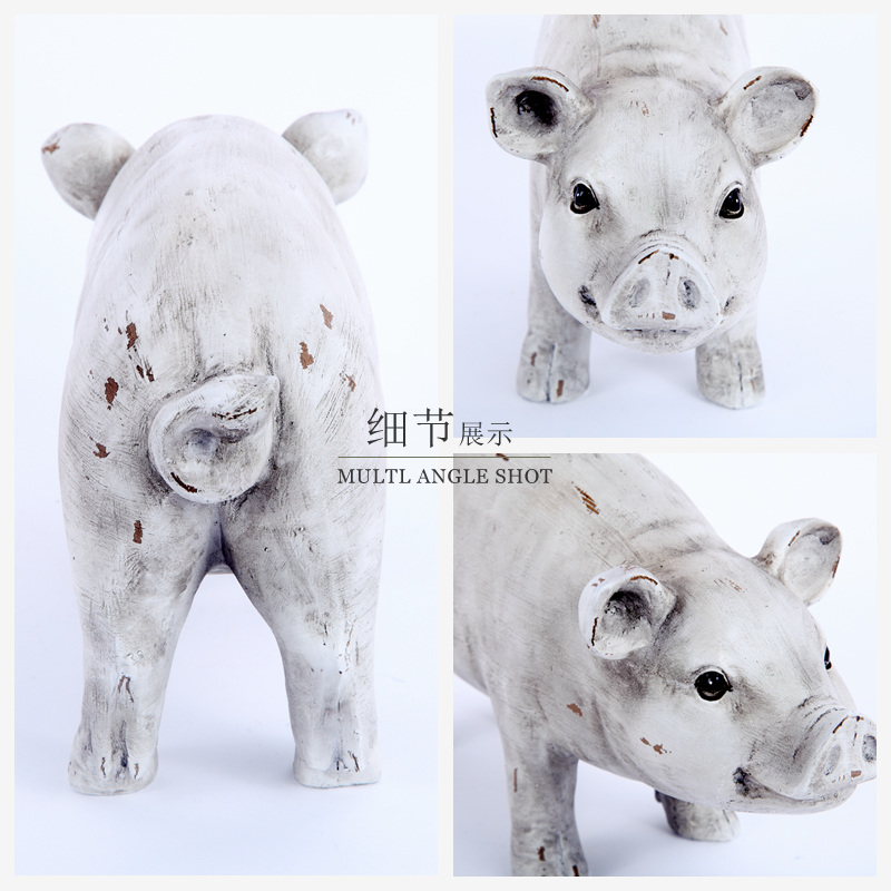 High-end holiday gift pig doll decoration resin craft ornaments car decoration 28141073
