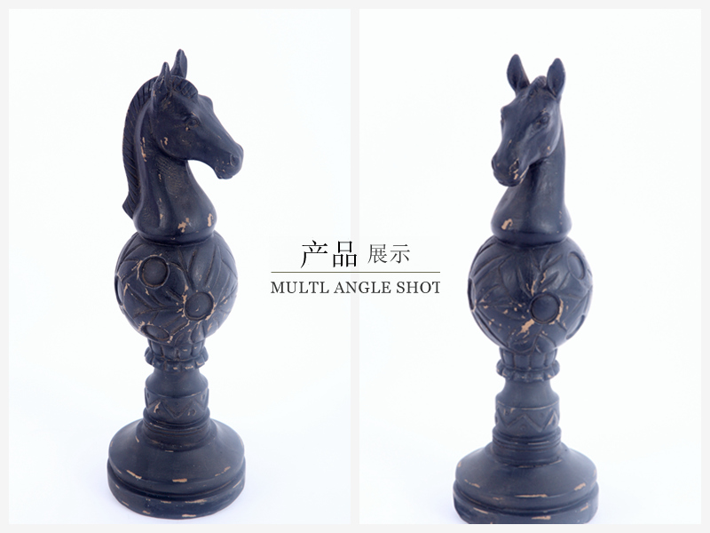 Ceramic chess ornaments - MA / chess / Jewelry / accessories CC4013310 series Home Furnishing2