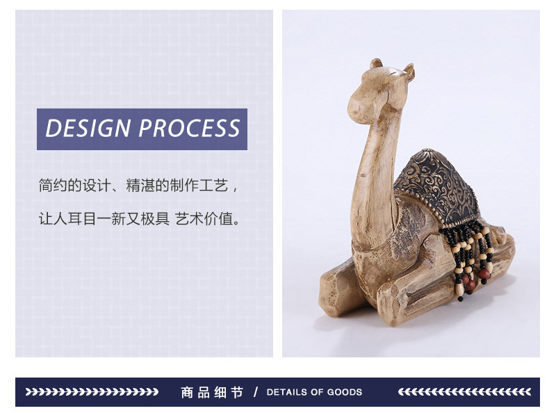 The camel ornaments furnishings resin crafts animal fashion 1110455-G413