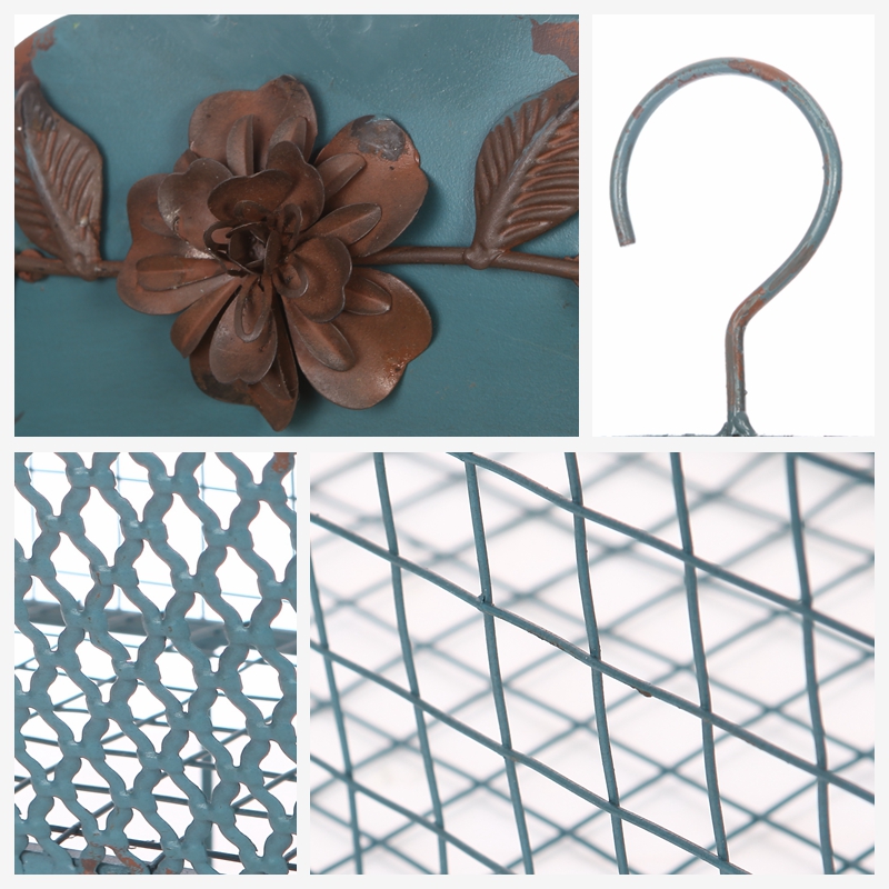 Hang the wall flower rack containing iron iron iron rack hanging wall shelf storage shelf wall wall flower A469433