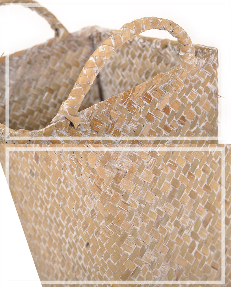 Simple Home Furnishing box straw storage basket 84754