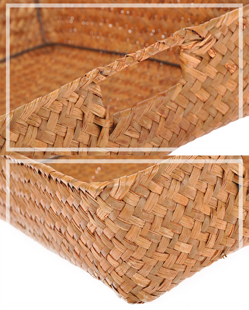 Simple storage basket straw storage basket 80284