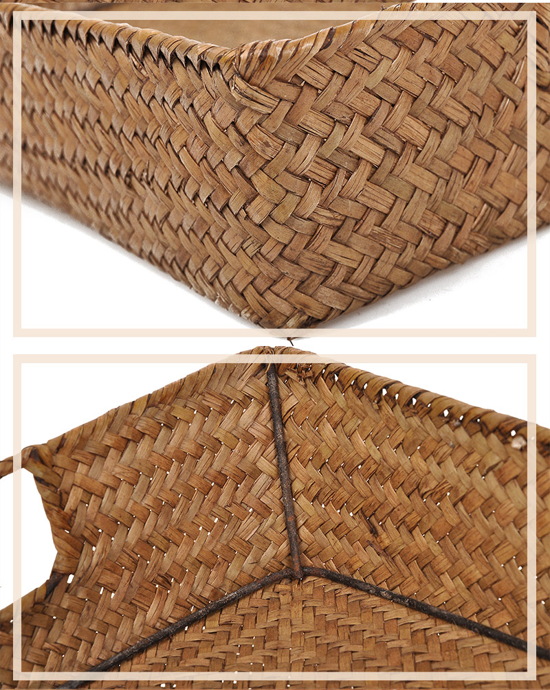Simple storage basket straw storage basket 80283