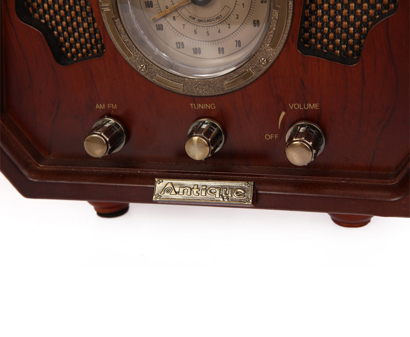 Antique Radio, archaize wood radio 401B4