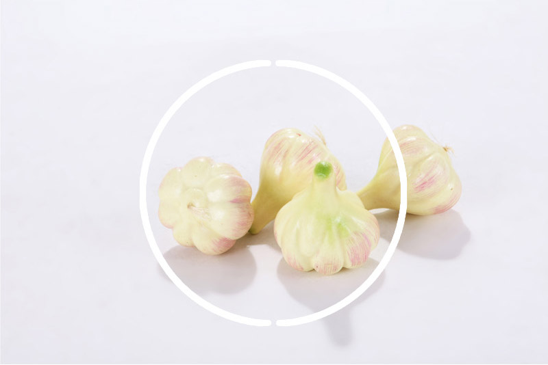 Home decoration simulation cauliflower simulation garlic Apple-02-243