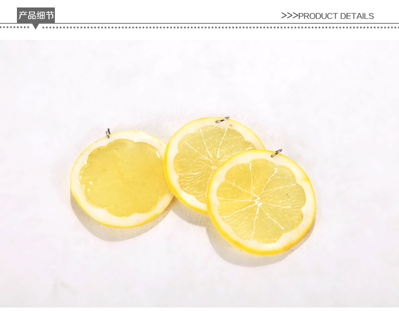 Ornament arts and crafts simulation vegetable lemon slice Apple-02-372