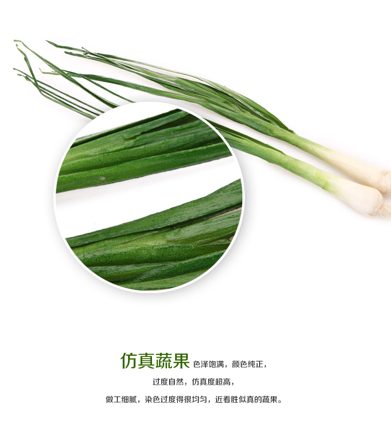 Simulation of food simulation green onion and garlic wholesale simulation vegetables Apple-46, 473