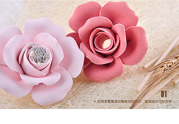 Pafeilan [hand] three piece ceramic flower aroma volatile liquid handmade ceramic creative gifts P0024