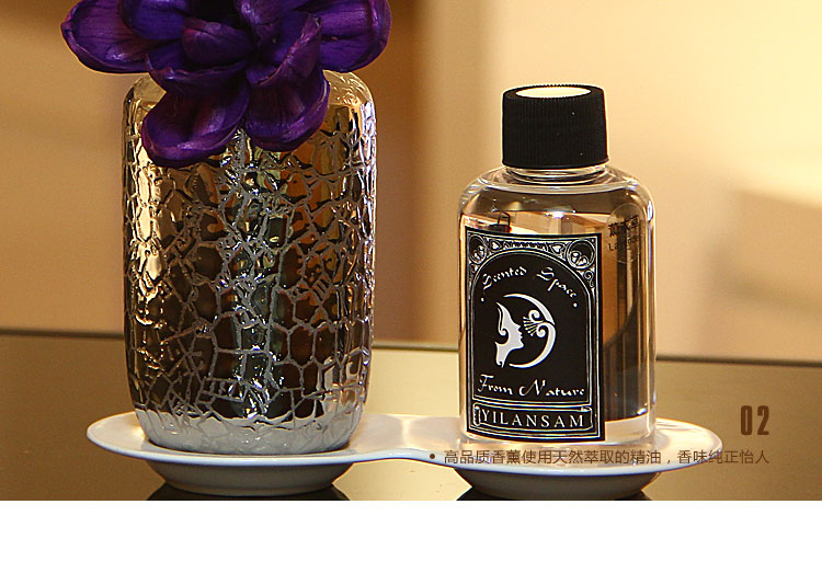 YILANSAM Yi orchid fashion [series] creative gifts of silver and gold plated color flowers no fire aromatherapy B0035