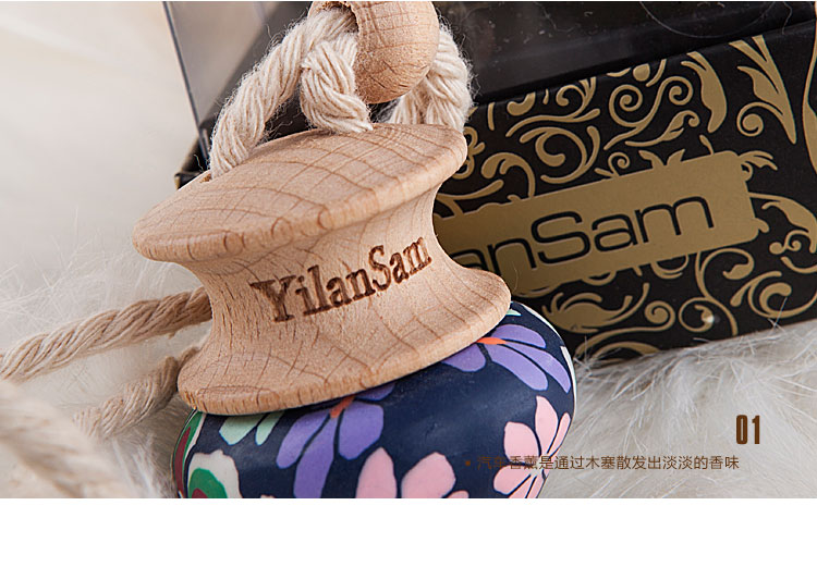 Milan Yi orchid YILANSAM style car fragrance ornaments gifts C009 creative characteristics4