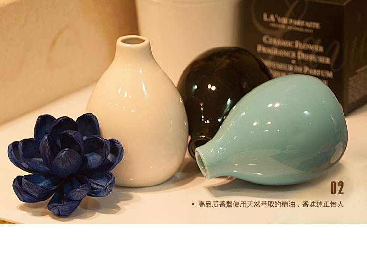 YILANSAM [Yi Orchid Hotel special classic ceramic aromatherapy] no fire aromatherapy B0045