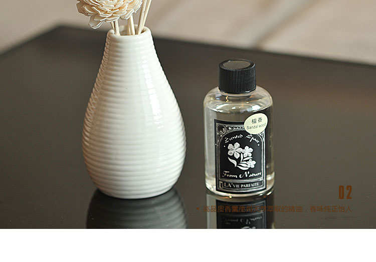 Imported rattan Home Furnishing no fire aromatherapy [Pafeilan elegant white porcelain kits] creative gift wholesale P0125
