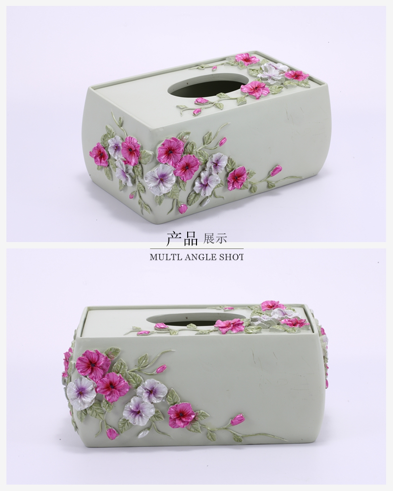 European new wedding gift high grade resin bath kit for romantic manor paper box YYJ-ZJH-0042