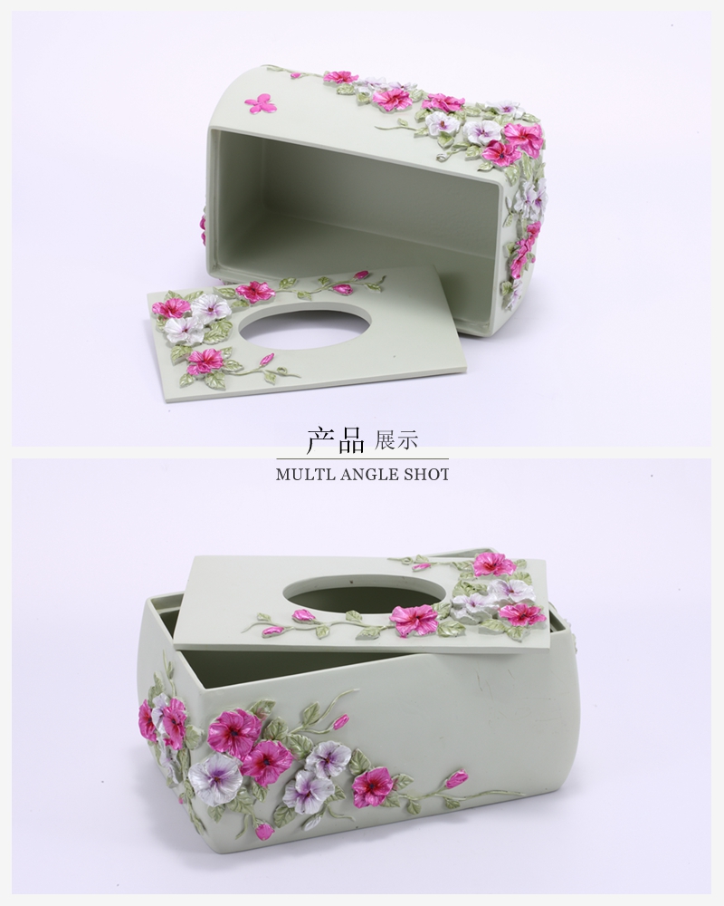 European new wedding gift high grade resin bath kit for romantic manor paper box YYJ-ZJH-0043