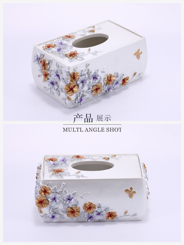 European new wedding gift high grade resin bath kit for romantic manor paper box YYJ-ZJH-0061