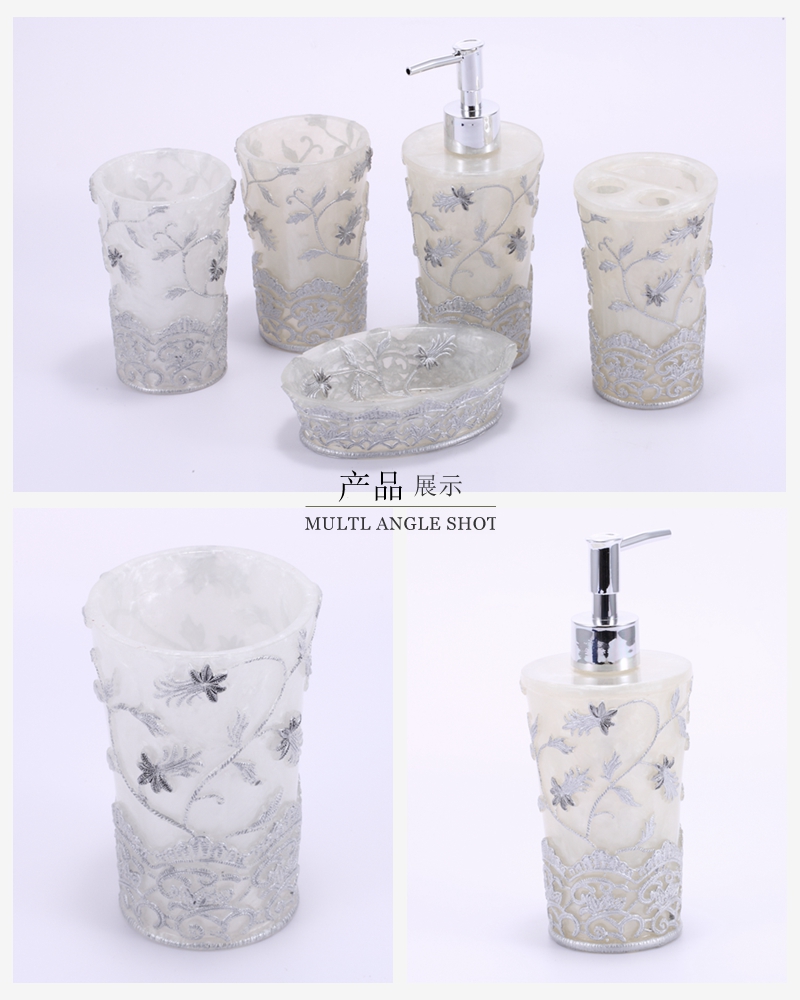 The bathroom wash gargle cup set simple Resin Kit housewarming gift Home Furnishing activities YYJ-WY5-0462