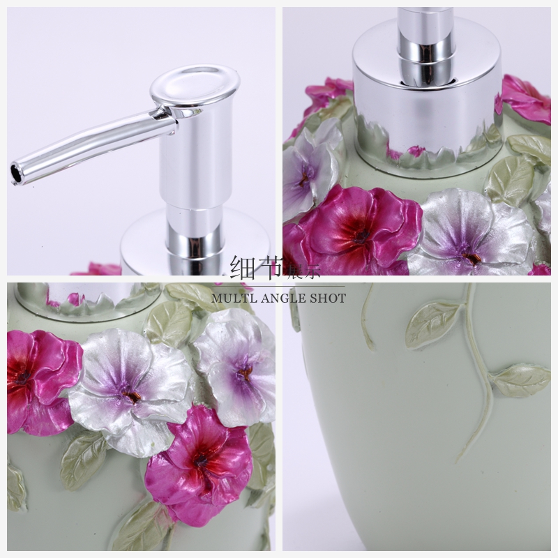 Simple bathroom suit wash gargle bathroom cup resin bathroom appliance kit YYJ-WY6-0054