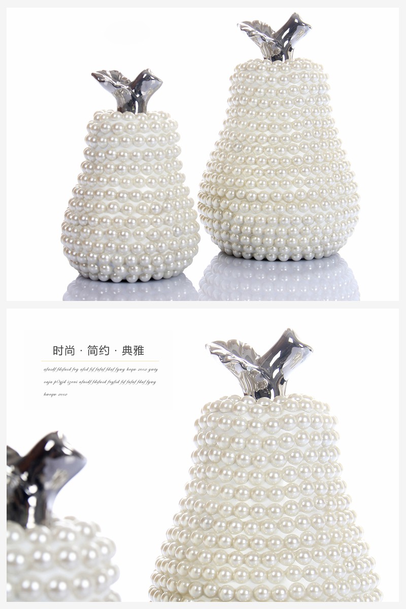 Home Furnishing crafts soft outfit practical fashion decoration pearl pears (excluding wooden fee) NHTC1047-1-WS 2-WS2