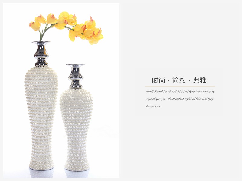 The living room decoration decoration creative mosaic vase (excluding wooden fee) NHTC1048-1-WS 2-WS2