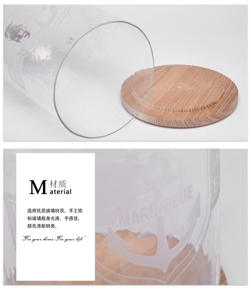 Cake wood pedestal glass cover glass cover fruit plate 14A040-14A0423