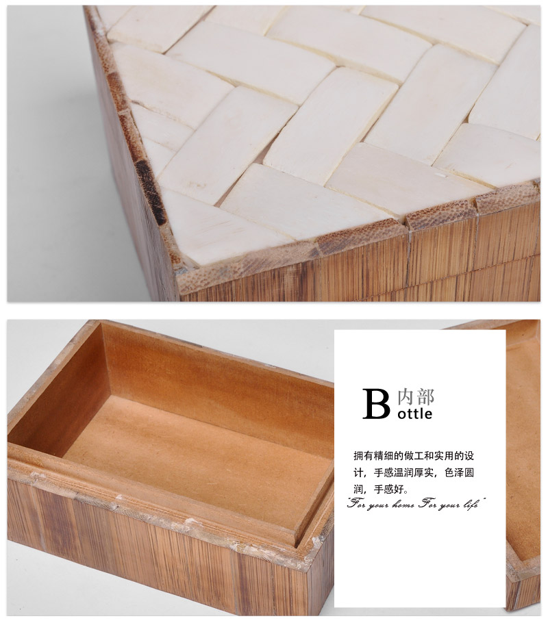 Bone knitting cosmetic box box decoration villa model soft decoration accessories 170003634