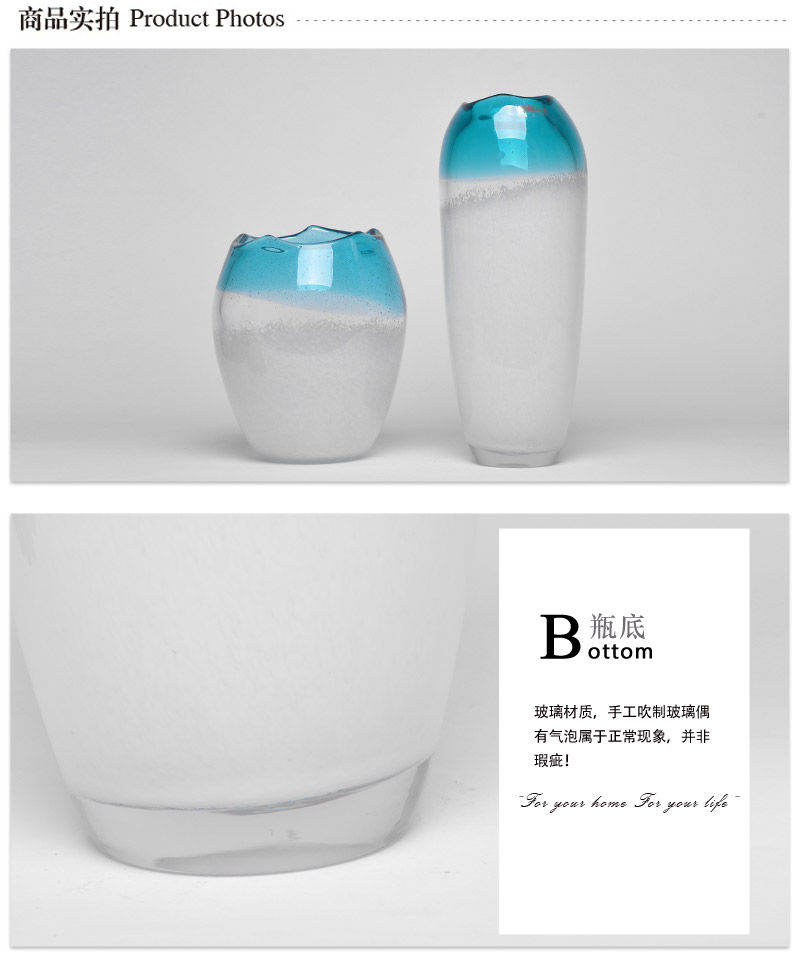 Simple modern European fashion white porcelain powder international green pressure vase soft wear accessories 13A190-1912