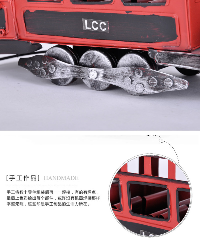 Red London Double Decker Bus Model cars Tin Toy Decoration decoration 1781 display props5