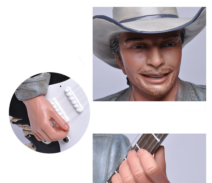 American country music figures resin craft ornaments bex hotel bar model decorations ZP-8084