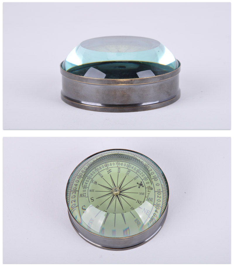High-grade copper white compass ornaments soft outfit Home Furnishing jewelry crafts model room 100446094