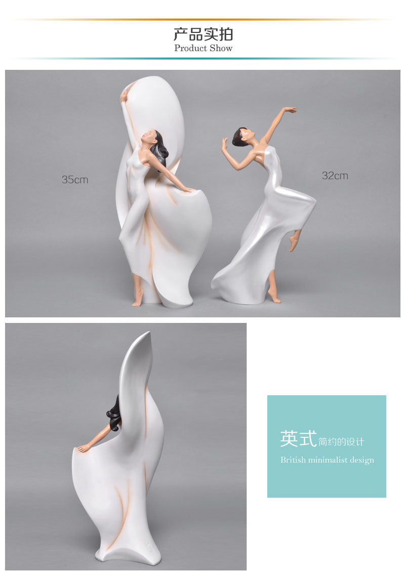 Butterfly dancer resin decoration A03034, 030263