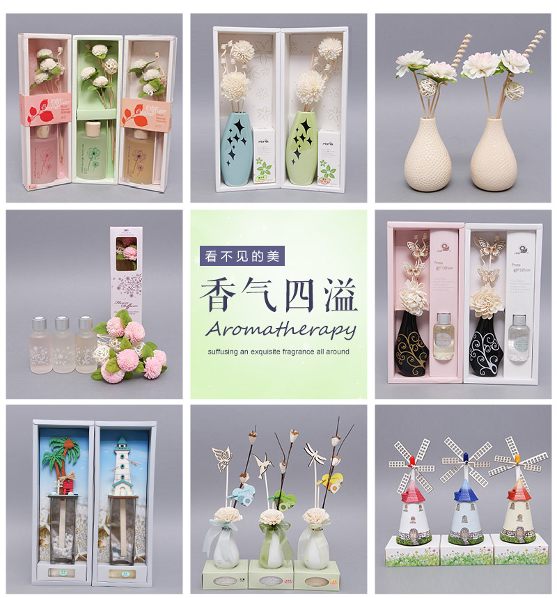 Popular Fairy Angel incense no fire Aromatherapy Essential Oil Bottle Gift cane aromatherapy set room perfumes AF-0111