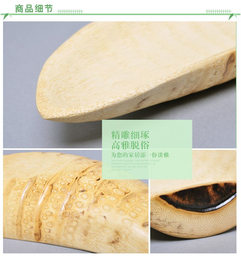Classical / original light brown yellow bamboo root canal fruit ZG0055