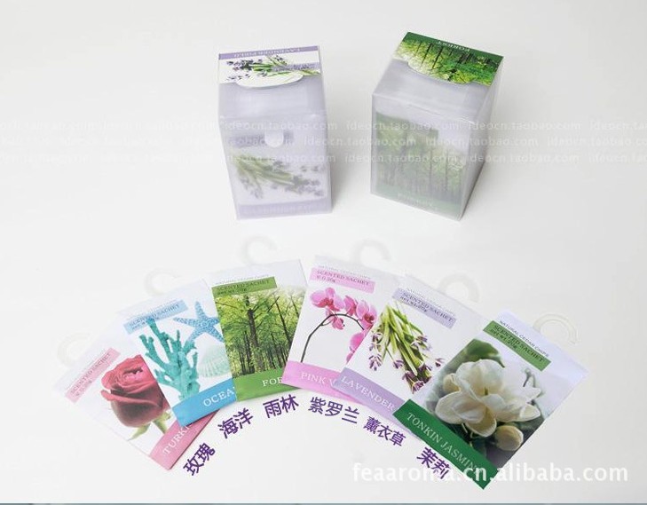 Natural Fragrance Sachet sachet sachet wardrobe mothproof desiccant dry flower scent bag coated sachet cabinet (a box of 12) EA-688 (20G)8