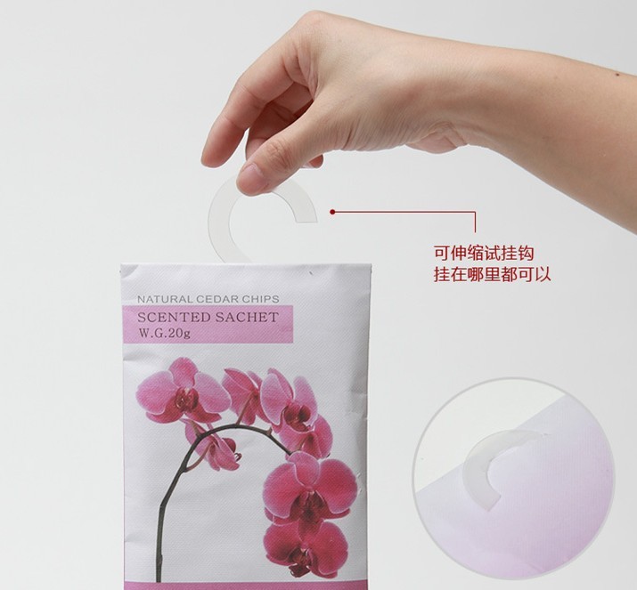 Natural Fragrance Sachet sachet sachet wardrobe mothproof desiccant dry flower scent bag coated sachet cabinet (a box of 12) EA-688 (20G)9