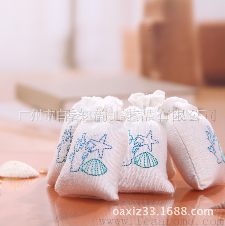 Linen bag / mini aromatherapy sachet / bag / wardrobe in addition to taste insect Aromatherapy Lavender sachet (1 box 6 Pack) EYUN-6695