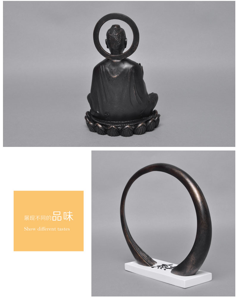 Chinese simple Home Furnishing Buddha and Zen resin handicrafts, home decoration 12005 12003 Home Furnishing4