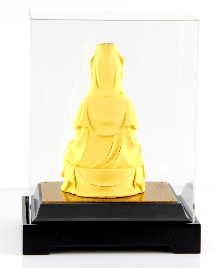 Business gifts crafts manufacturers selling cashmere alluvial gold Guanyin2