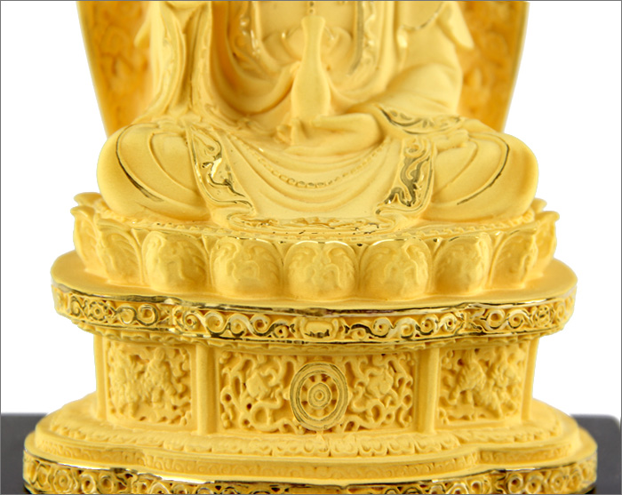 Manufacturers selling crafts crafts will pin gold alluvial gold gift Yin Feng shui supplies4