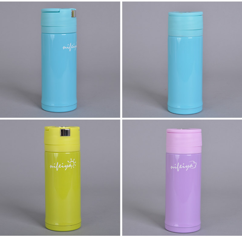 Vacuum car bullets insulated cup male ladies' portable jump cover cup stainless steel cup 350ML FY-084