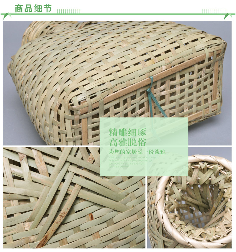 Fish shrimp crab basket cage cage fishing basket bamboo bamboo cage storage basket props value JJ0215