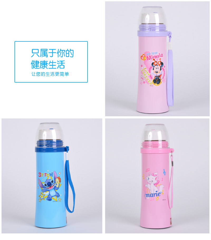 450ML insulation cup of high vacuum stainless steel children insulation cup for preventing leakage of students' thermos bottle 32144