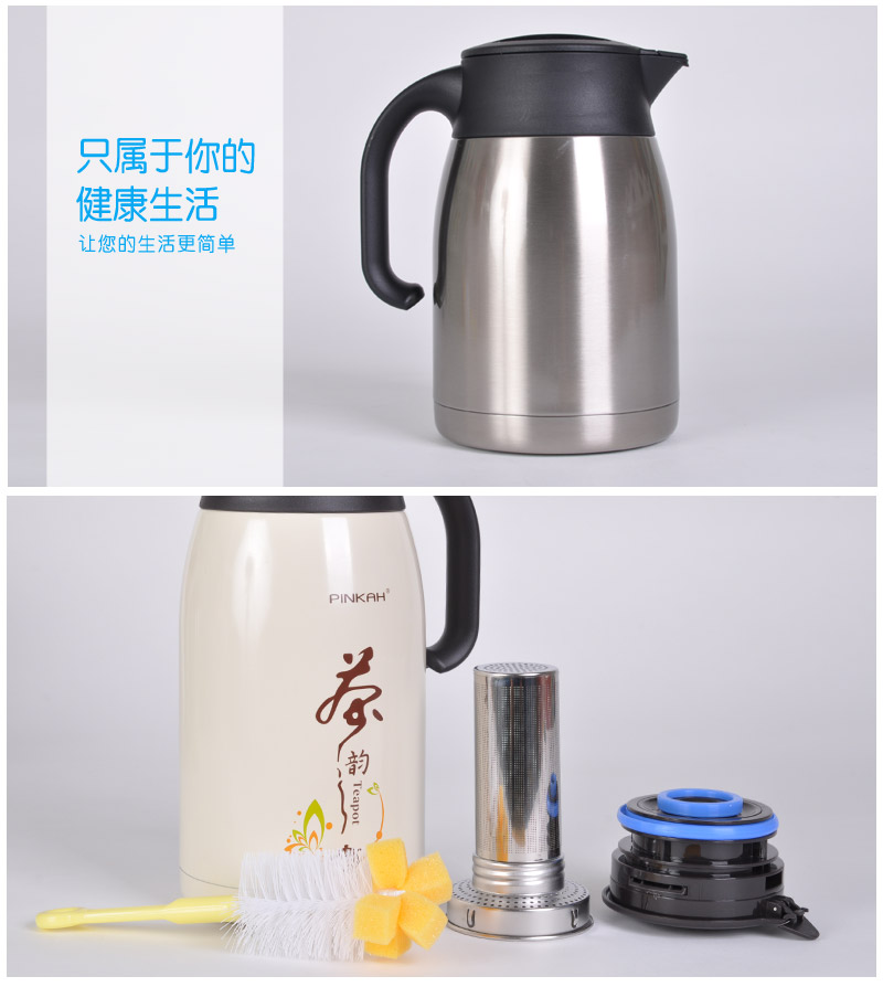 1L stainless steel vacuum coffee pot insulation thermos Thermos Bottle Thermos thermos thermos bottle with tea PJ-31144