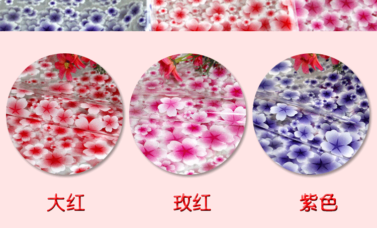 Flower transparent paper gift wrapping paper plum flower printing plastic paper wrapping flower shop material small flower glass paper christmas bag Apple paper4
