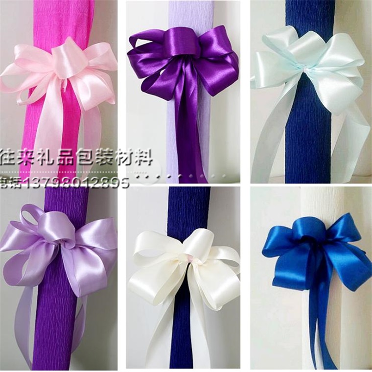 5cm wide ribbon ribbon ribbon accessories packaging gift ribbon Wedding Chair with ribbon butterfly festoons volume J227