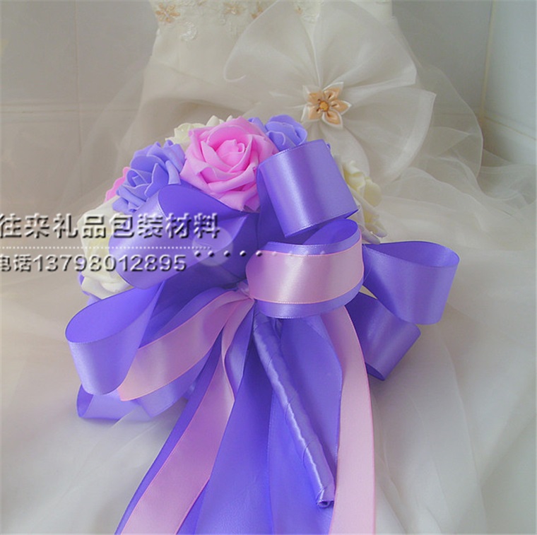 5cm wide ribbon ribbon ribbon accessories packaging gift ribbon Wedding Chair with ribbon butterfly festoons volume J2212